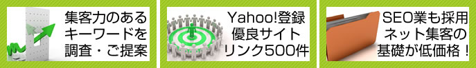 SEO対策で集客基礎を低価格で提供！